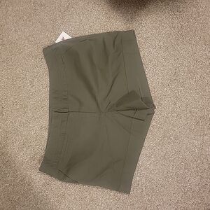 Express size 10 Olive Green shorts